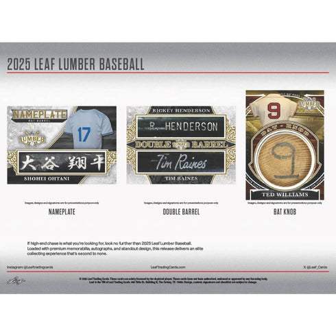 2025 LEAF LUMBER BASEBALL
